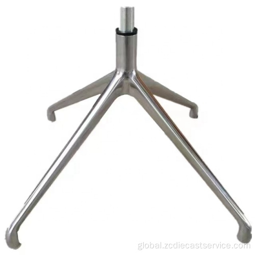 Aluminium Chair Base Customized Metal Die Casting Table Legs Aluminum Parts Manufactory